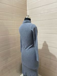 Made in france 🇫🇷 Pintresty 🌸Gray Knit Midi Dre