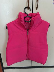 Vibrant Pink Puffer Vest