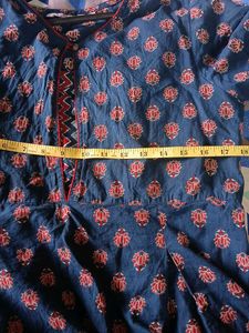 Blue Printed Kurta