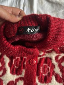 Vintage Floral Knit Cardigan(new)