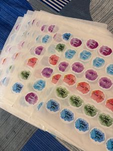 10 "Thank You" Stickers - Pack