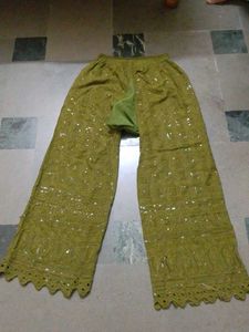 Embroidered Palazzos of 1