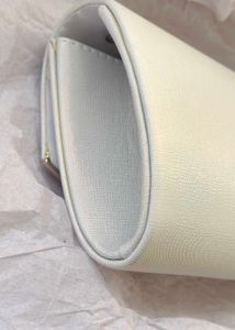 Code by Lifestyle White Shimmer Clutch