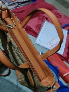 jute bag shoulder/ handbag