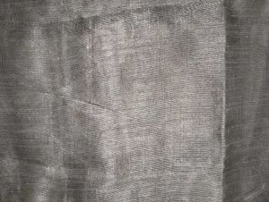 Elegant Grey Silk Blouse(unstitched)