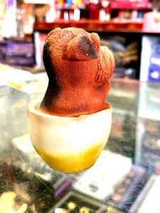 Dog in a Cup Figurine
