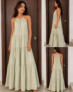 beautiful lime green maxi dress