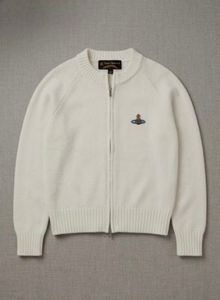 Westwood style dupe, Cream Zip-Up Cardiga