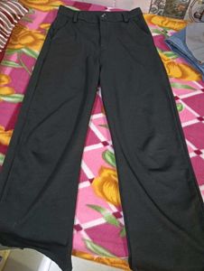 Stylish Wide-Leg Black trouser
