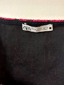ZARA Textured Corset Top