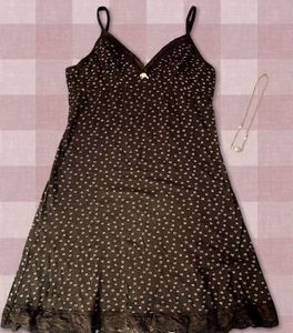 Cute Heart Print Nightgown
