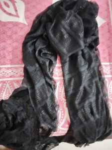 133.Sparkling black dupatta