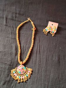 Bohemian Style Necklace &amp; Earring Set