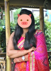 Pure Bandhani Saree
