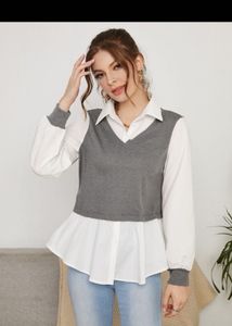 Korean Vest + top combo