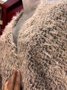 beautiful fur cardigan
