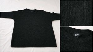 Sparkly Black Knit Top