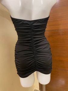 Black Cutout Bodycon Mini Dress 🍒