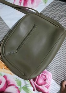 Chic Olive Green Chain Shoulder Bag