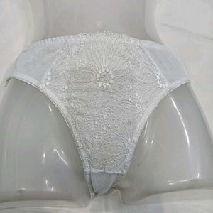 🪔 White Lace Briefs