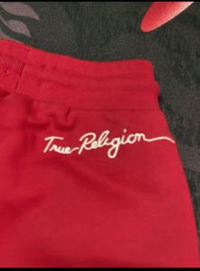 Red True Religion Sweatpants original