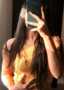 Yellow Crop Top - Trendy!💛✨