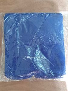 Vibrant Blue georgette saree