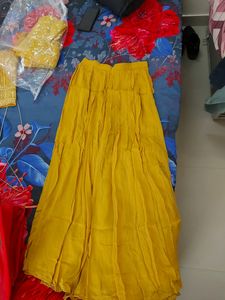 Silk lPastel Yellow Real Mirror 3 Piece Naira-Cu
