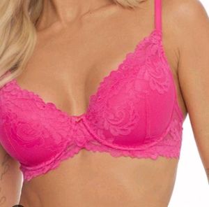 Pink Lace Bra