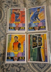 Bunch of cricket attax cards