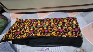Embroidered jumper febric
