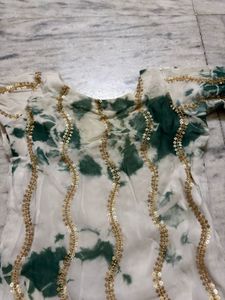 Embellished Tie-Dye Kurta
