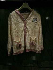 Cute Hello Kitty Cozy Cardigan
