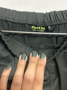burger bae parachute pants