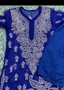 Chikankari Kurti With Inner
