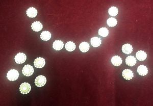 Patches Neck fancy stone jarkan Decorate