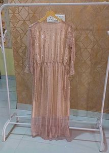 Golden Party Wear Brand New Dress