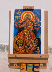 Handmade Goddess Durga Painting