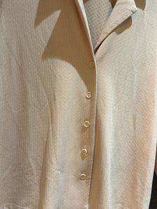 Women's Pink Button-Up Top