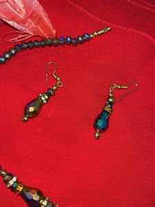 Multi-layer Beaded Necklace &amp; Earrings Set