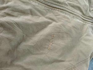 Men's Jeep Tan Bomber Jacket