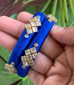 Elegant  Silk Thread Bangles any one pair