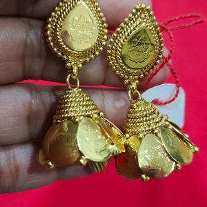 gold polish earing