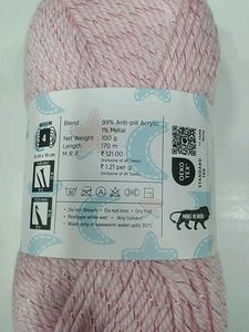 Starlite Yarn - blue &amp; Pink