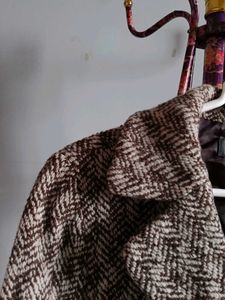 Chic Tweed Herringbone Blazer