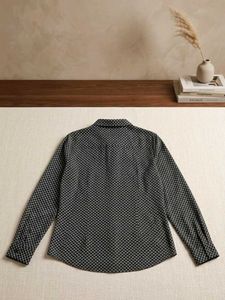 Chic Printed Long Sleeve Shirt🖤✨🤩