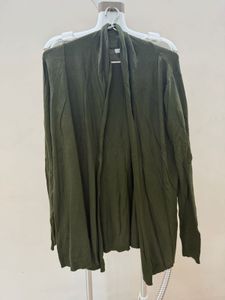 Olive Green Cardigan