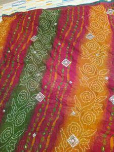 Bandhani Print Saree