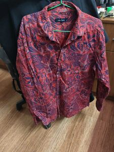 Men's Printed Button-Down Shirt