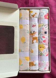 haus & kinder Muslin Swaddles – Pack of 3